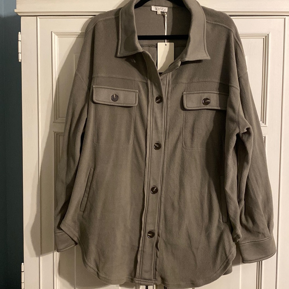 NWT Fleece Shacket